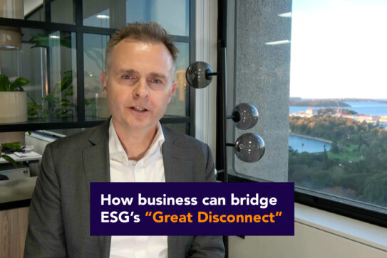 Research sheds light on how business can bridge ESG’s “Great Disconnect”